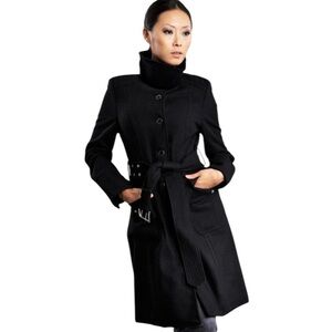 Kenneth Cole Wool Trench Coat
